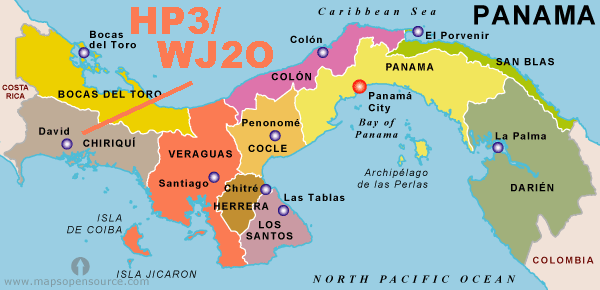 HP3/WJ2O, N2ZN, Panama, Volcán,HP3AK
