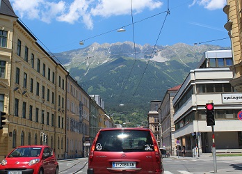 city street in Austria