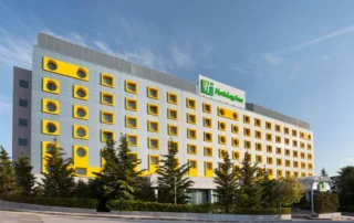 I will be staying at this funny looking Holiday Inn that's hear Athens Airport 4 different times: The nights of 7 July, 9 July, 15 July and 19 July.