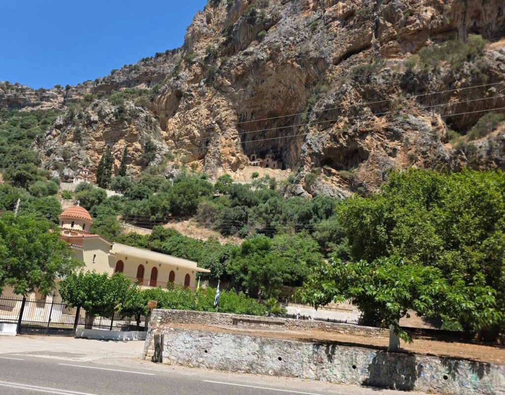 Church inside of a mountains.